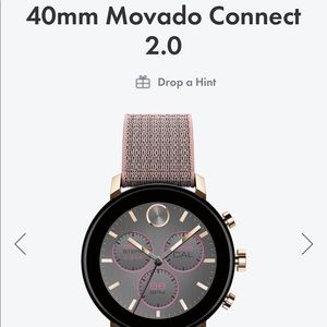 Movado Connect 2.0 and gold band